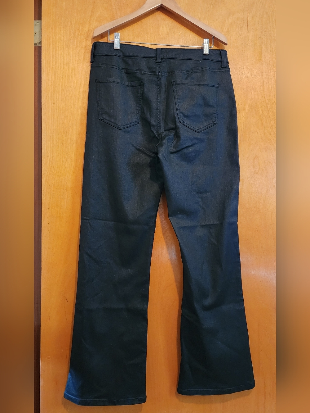 NWT High-Rise Flare Black Professional Casual Eco Pant - Picture 2 of 8